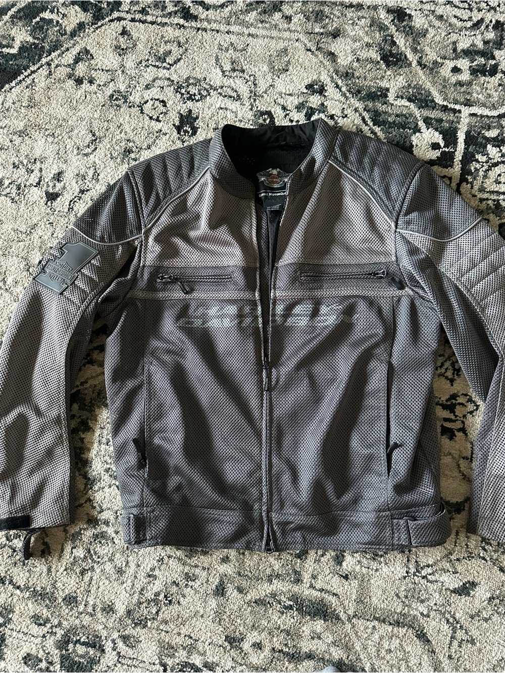 Harley-Davidson Gray Mesh Riding Jacket